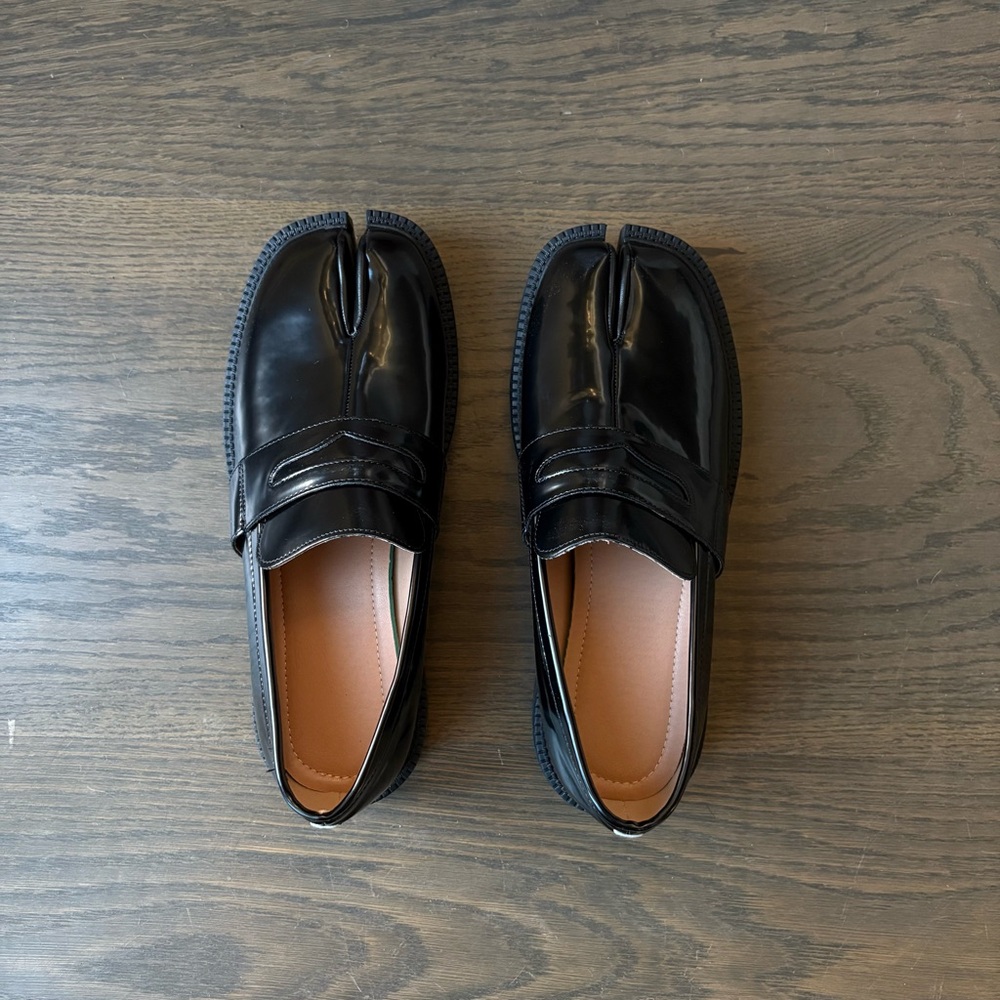 Black Tabi Loafers